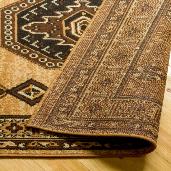 New π Southwestern Geometric Medallion Modern Indoor Area Rug By Miranda Haus Caramel π 9 New π Southwestern Geometric Medallion Modern Indoor Area Rug By Miranda Haus Caramel π - Image 7