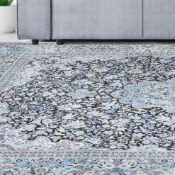 New 🌟 Miranda Haus Modern Oriental Medallion Indoor Polyester Area Rug Berry Red 🔥 -Miranda Haus Shop unnamed file 516