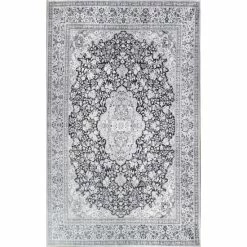 New 🌟 Miranda Haus Modern Oriental Medallion Indoor Polyester Area Rug Berry Red 🔥 -Miranda Haus Shop unnamed file 518