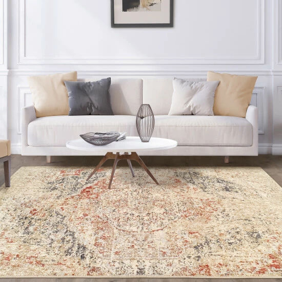Cheap β€οΈ Miranda Haus Ombre Distressed Medallion Rustic Area Rug Collection Cream π 3 Cheap β€οΈ Miranda Haus Ombre Distressed Medallion Rustic Area Rug Collection Cream π