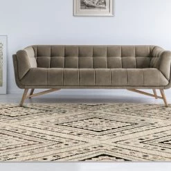 Outlet ⌛ Miranda Haus Decker Modern Abstract Diamonds Slate Indoor Area Rug 🥰 -Miranda Haus Shop unnamed file 539