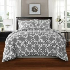 Coupon 🤩 Miranda Haus All Season Down Alternative Trellis Comforter Set Navy Blue 🧨 -Miranda Haus Shop unnamed file 548