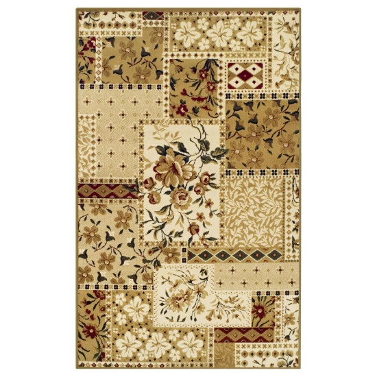Deals π Miranda Haus Flower Patch Traditional Indoor Area Rug Collection Beige π 4 Deals π Miranda Haus Flower Patch Traditional Indoor Area Rug Collection Beige π - Image 2
