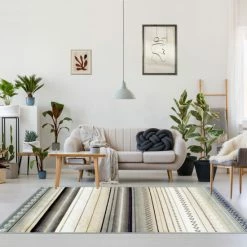 Best Sale 🎉 Miranda Haus Delgado Modern Geometric Southwestern Area Rug Collection Light Grey 🥰