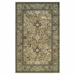 Best Sale 😉 Miranda Haus Radcliffe Classic Floral Medallion Area Rug Collection Sage 😀 -Miranda Haus Shop unnamed file 671