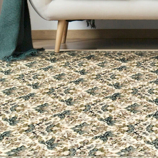 Best reviews of π Miranda Haus Vintage Oriental Floral Polypropylene Indoor Area Rug Cream π 8 Best reviews of π Miranda Haus Vintage Oriental Floral Polypropylene Indoor Area Rug Cream π - Image 6