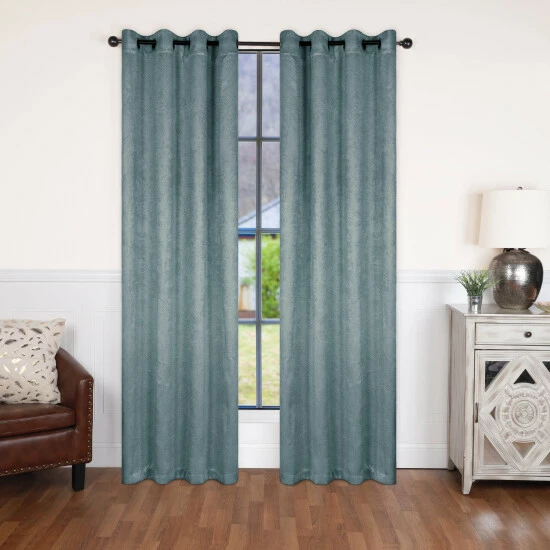 Best deal ๐ Miranda Haus Modern Geometric Waves Blackout Curtain Set With 2 Panels Teal ๐ 3 Best deal ๐ Miranda Haus Modern Geometric Waves Blackout Curtain Set With 2 Panels Teal ๐
