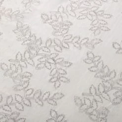 Outlet 🥰 Miranda Haus Foliage Vintage Rustic Leaves Sheer Curtain Set With 2 Panels White 😀 -Miranda Haus Shop unnamed file 759