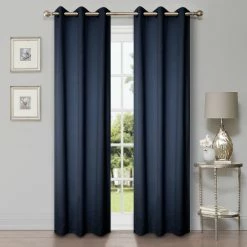 Deals 😀 Miranda Haus Shimmer Abstract Modern Blackout Curtain Set With 2 Panels Ivory 👍