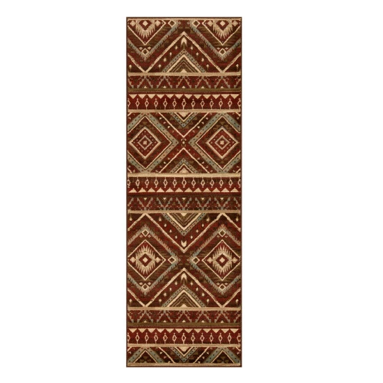 Hot Sale π Miranda Haus Southwestern Rustic Medallion PowerLoomed Indoor Area Rug Maroon β 10 Hot Sale π Miranda Haus Southwestern Rustic Medallion PowerLoomed Indoor Area Rug Maroon β - Image 8