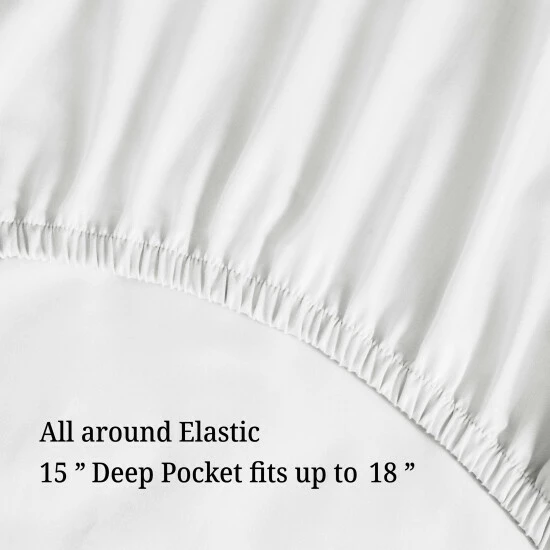 Buy π Miranda Haus Solid Deep Pocket 300-Thread Count Egyptian Cotton Sheets Lavender π 8 Buy π Miranda Haus Solid Deep Pocket 300-Thread Count Egyptian Cotton Sheets Lavender π - Image 6