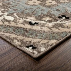 Promo 👍 Miranda Haus Oriental Traditional Floral Damask Indoor Area Rug Light Blue 💯 -Miranda Haus Shop unnamed file 83