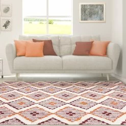 Cheap 🧨 Miranda Haus Esme Hand-Tufted Cotton/Wool Geometric Farmhouse Area Rug Stone Blue ❤️ -Miranda Haus Shop unnamed file 842