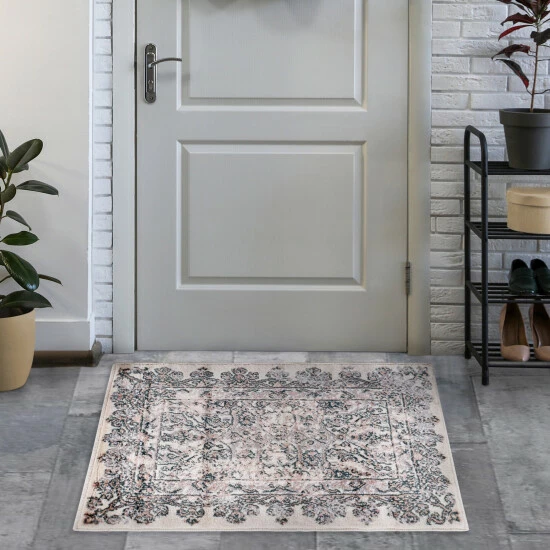 New π― Miranda Haus Traditional Vintage Distressed Polypropylene Area Rug Tuscan π 8 New π― Miranda Haus Traditional Vintage Distressed Polypropylene Area Rug Tuscan π - Image 6