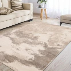 Best deal 🔔 Miranda Haus Modern Abstract Indoor Area Rug Blue 🤩 -Miranda Haus Shop unnamed file 873