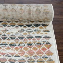 Best Sale 🔥 Miranda Haus Vance Geometric Diamonds Abstract Area Rug 👏 -Miranda Haus Shop unnamed file 888