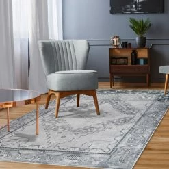 Wholesale 🔥 Miranda Haus Bohemian Oriental Geometric Power-Loomed Indoor Area Rug Dark Blue 😉 -Miranda Haus Shop unnamed file 906