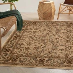 Discount ✔️ Miranda Haus Traditional Oriental Area Rug Ivory 🧨 -Miranda Haus Shop unnamed file 92