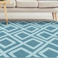Discount 😍 Miranda Haus Flagstone Modern Geometric Indoor Area Rug Collection Blue 🥰 -Miranda Haus Shop unnamed file 929