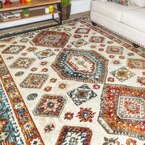 Promo π Miranda Haus Kiernan Aztec Geometric Sangria Indoor Area Rug π 4 Promo π Miranda Haus Kiernan Aztec Geometric Sangria Indoor Area Rug π - Image 2