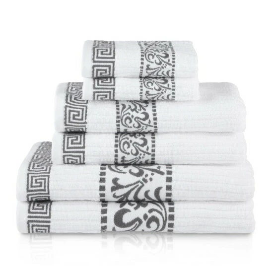 Promo ๐ Miranda Haus Moyses Cotton Greek Key Decorative Towel Set Black ๐ 9 Promo ๐ Miranda Haus Moyses Cotton Greek Key Decorative Towel Set Black ๐ - Image 7