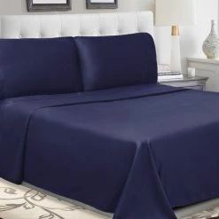 Budget ✔️ Miranda Haus 300-Thread Count Cotton Percale Solid Bed Sheet Set Blush 😀 -Miranda Haus Shop unnamed file 978
